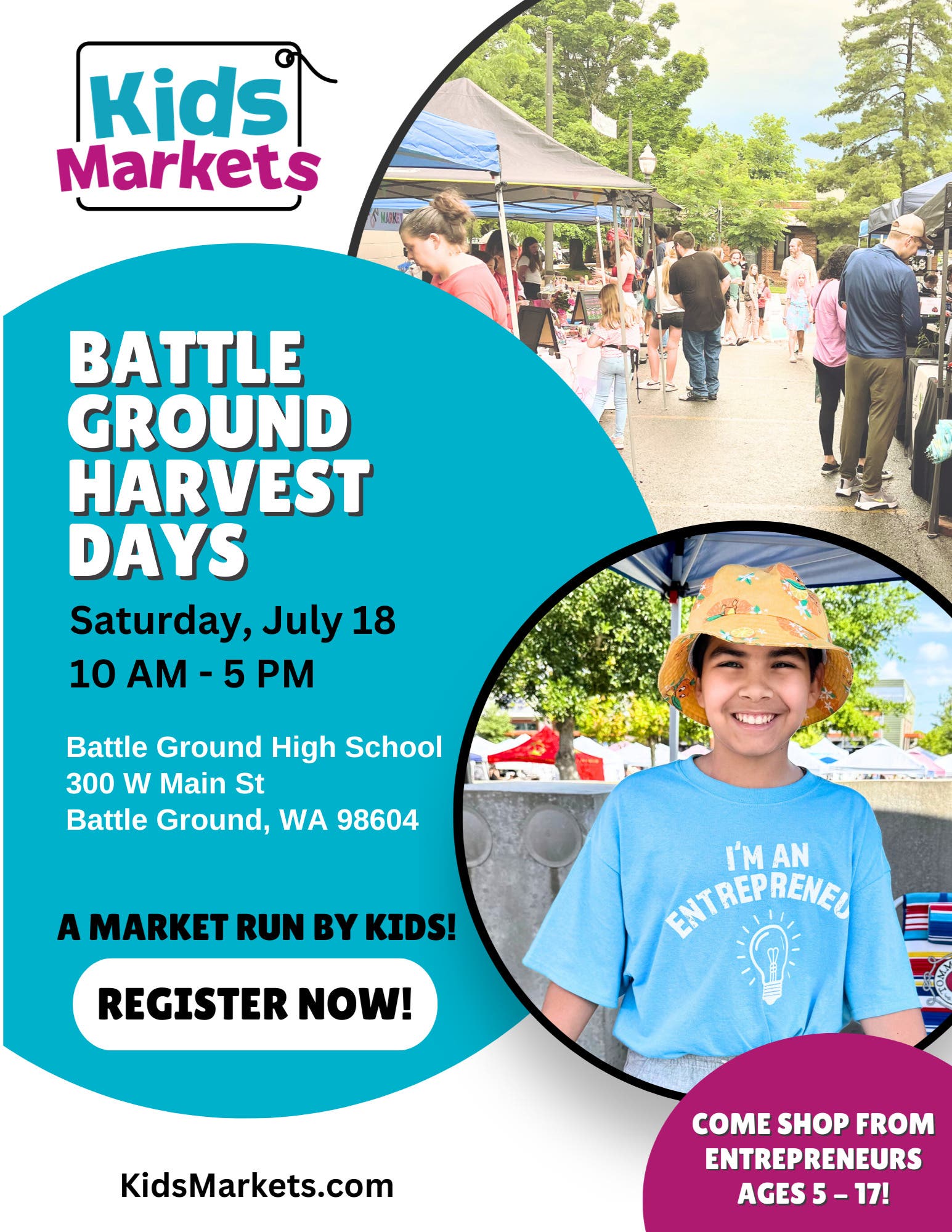 Kids Markets at Battle Ground Harvest Festival