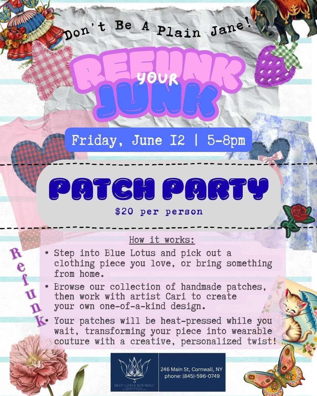 Refunk Your Junk-Patch Party