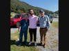 Dr. Joe Smiddy (right) poses with his grandson Anthony McClellan and Dr. Neil Hollyfield during the Health Wagon during the 2025 Lee County Healthy Days in Pennington Gap, Va. Dr. Smiddy and the Health Wagon will be back again this year.