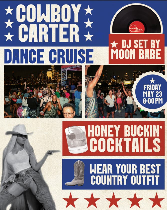 Cowboy Carter Inspired Circle Line Cruise