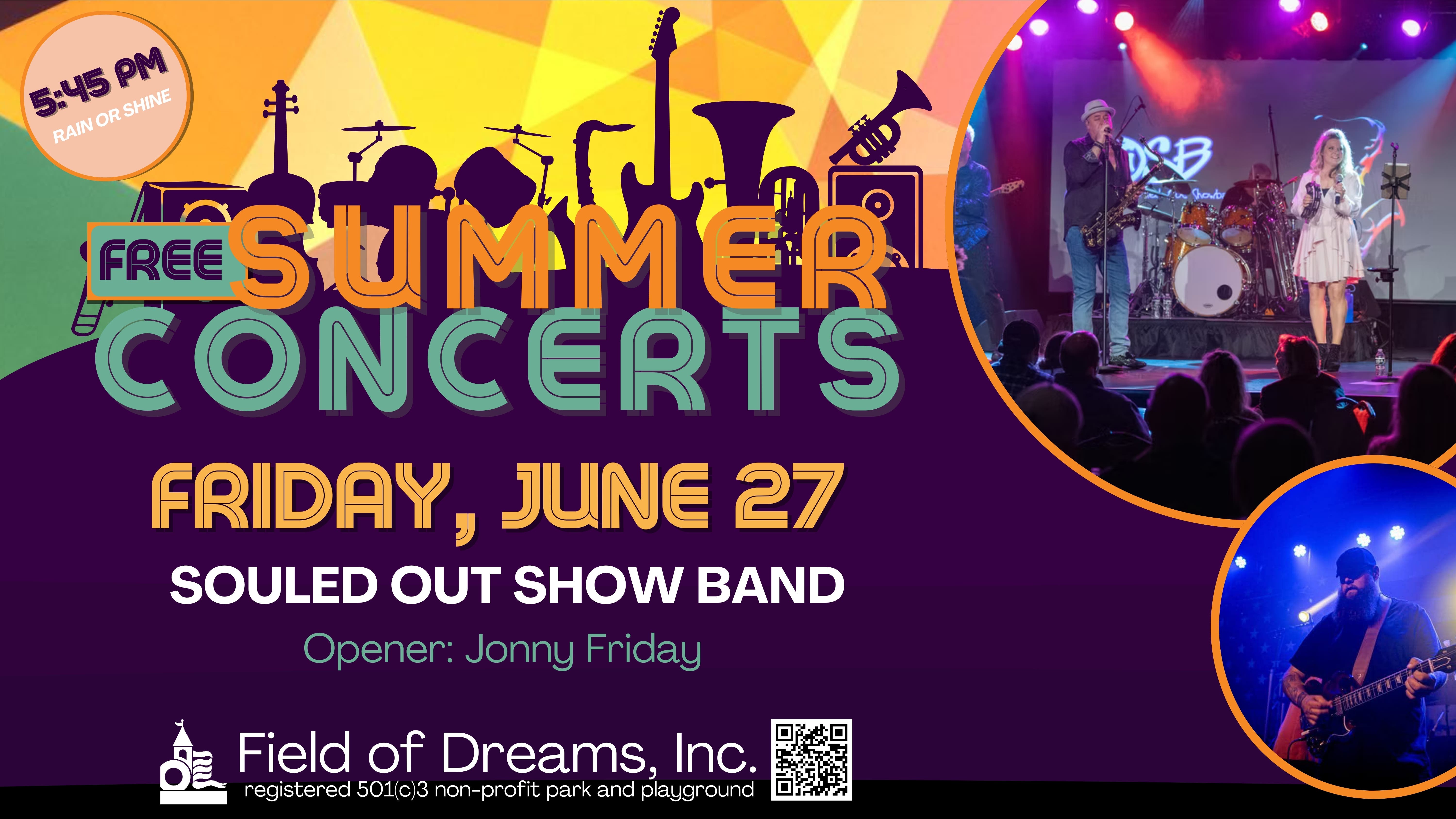  2025 FREE Summer Concert Series - Souled Out Show Band