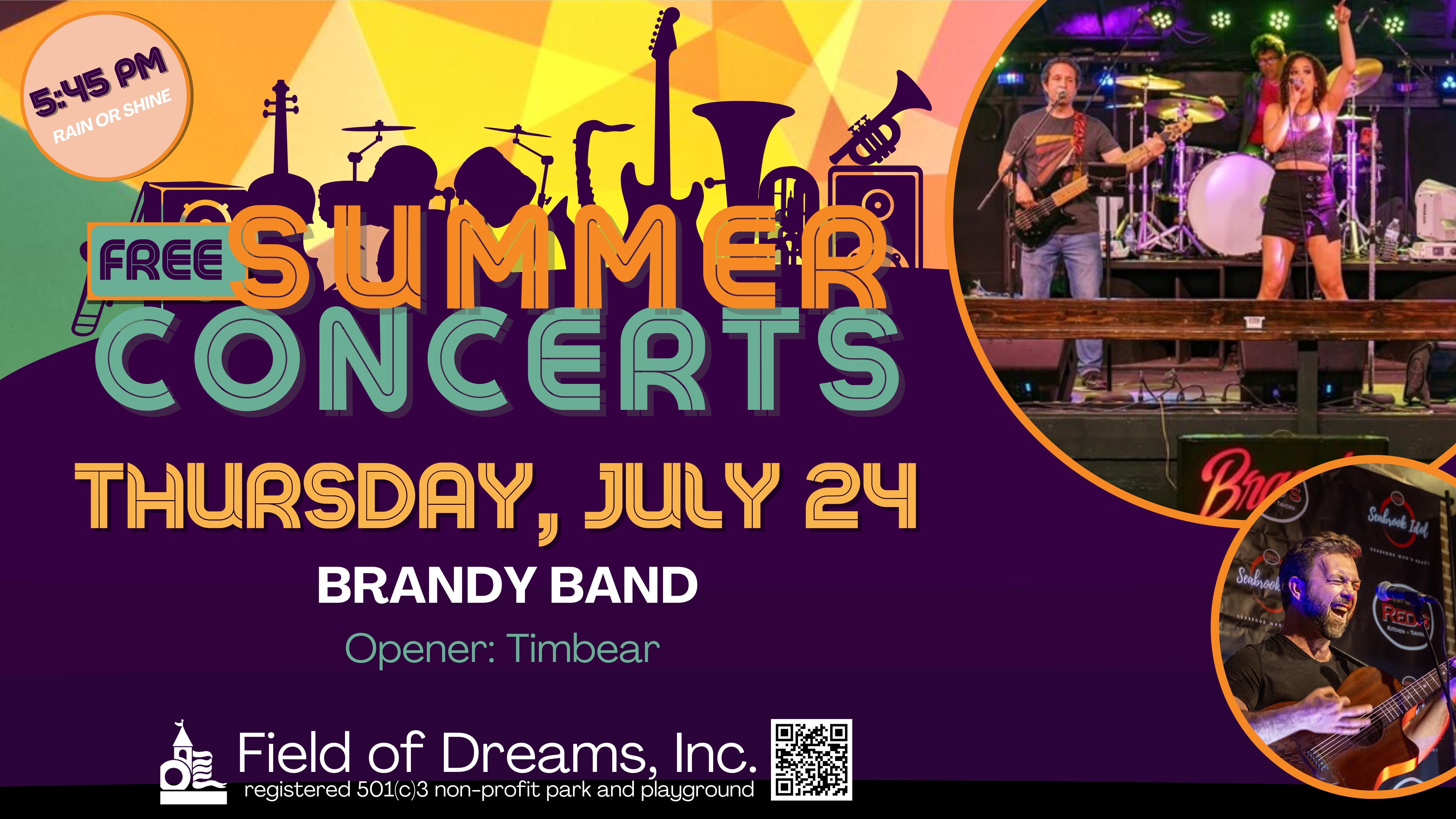  2025 FREE Summer Concert Series - The Brandy Band