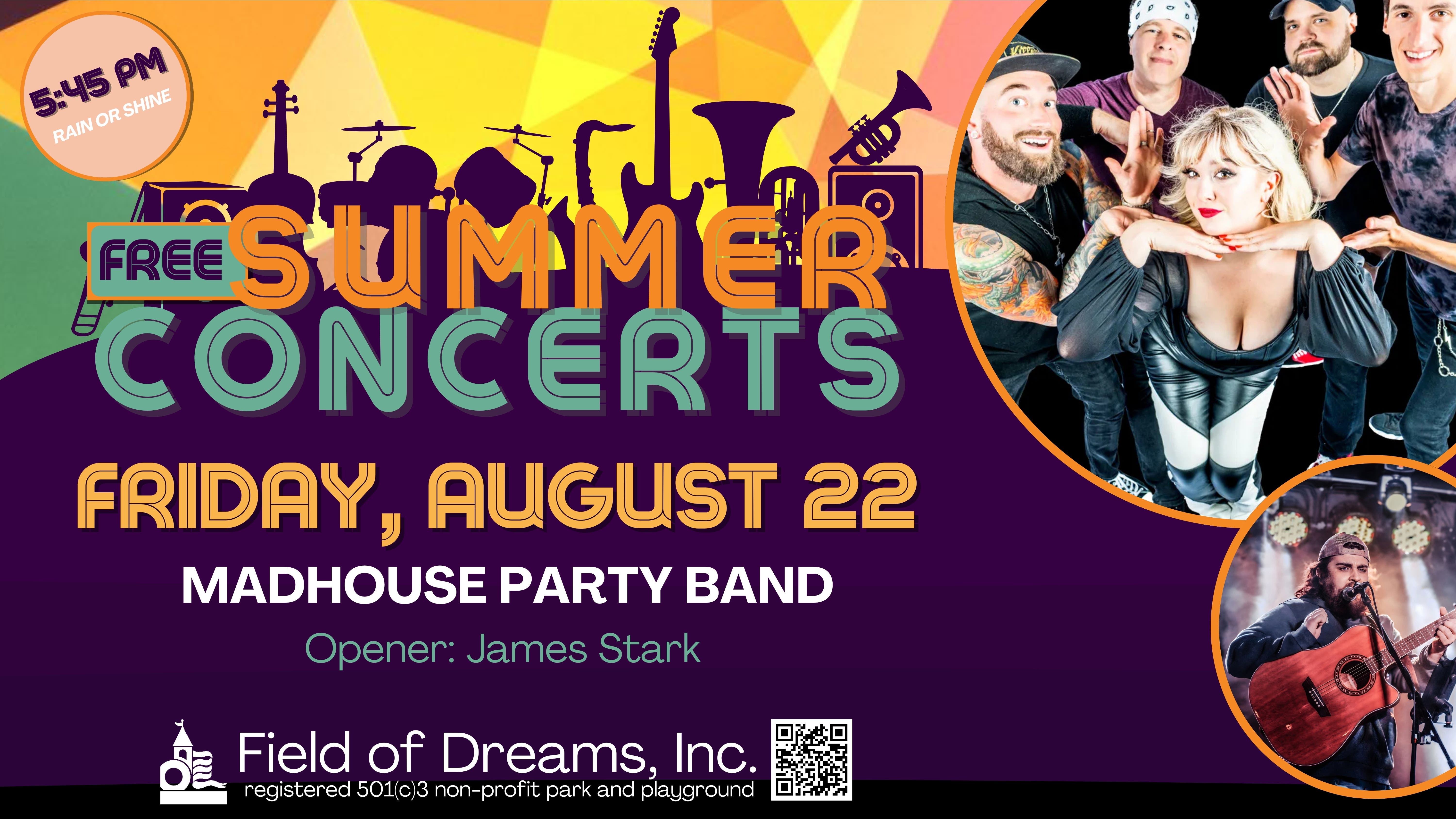 2025 FREE Summer Concert Series - MadHouse Party Band