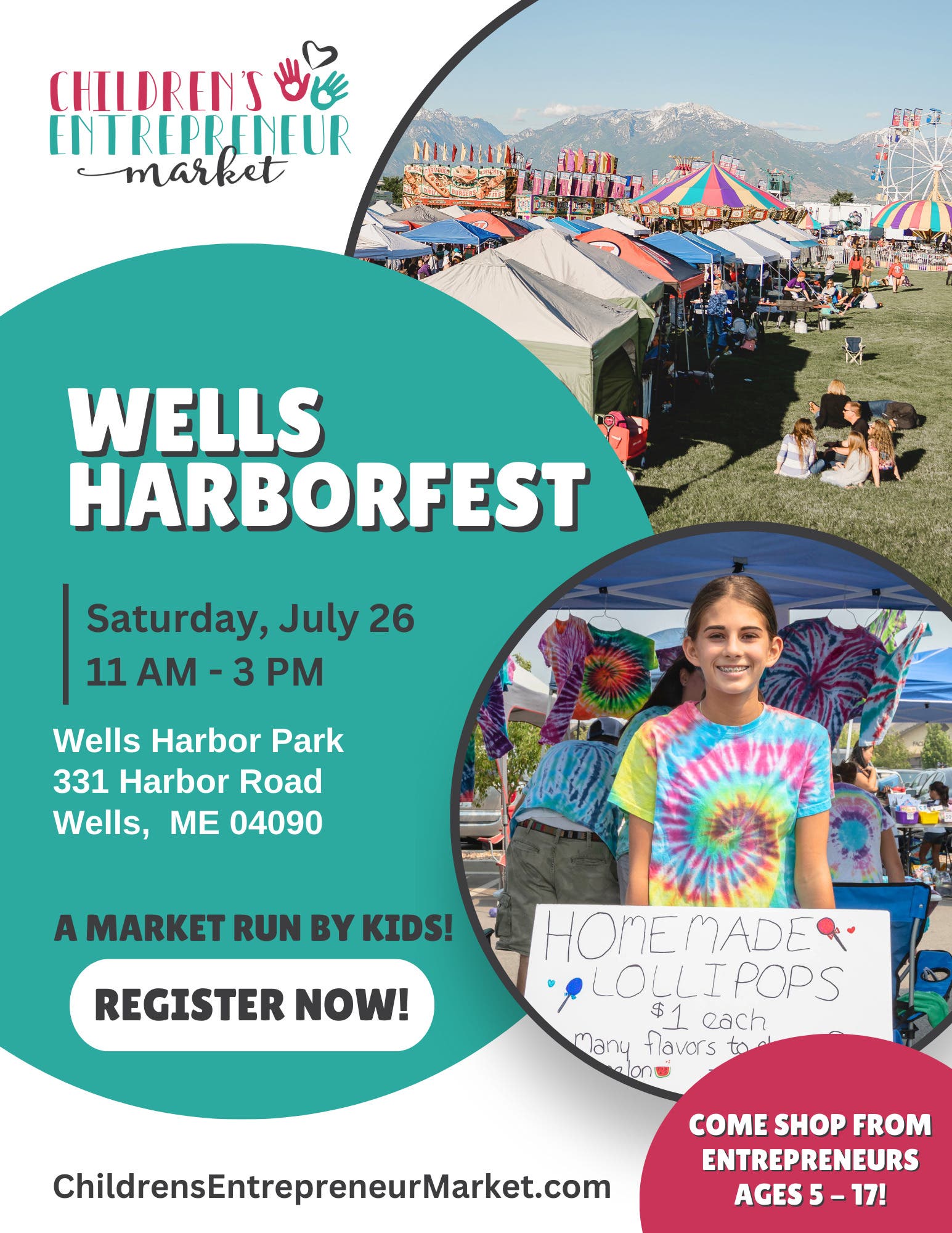 Children’s Entrepreneur Market at Wells HarborFest