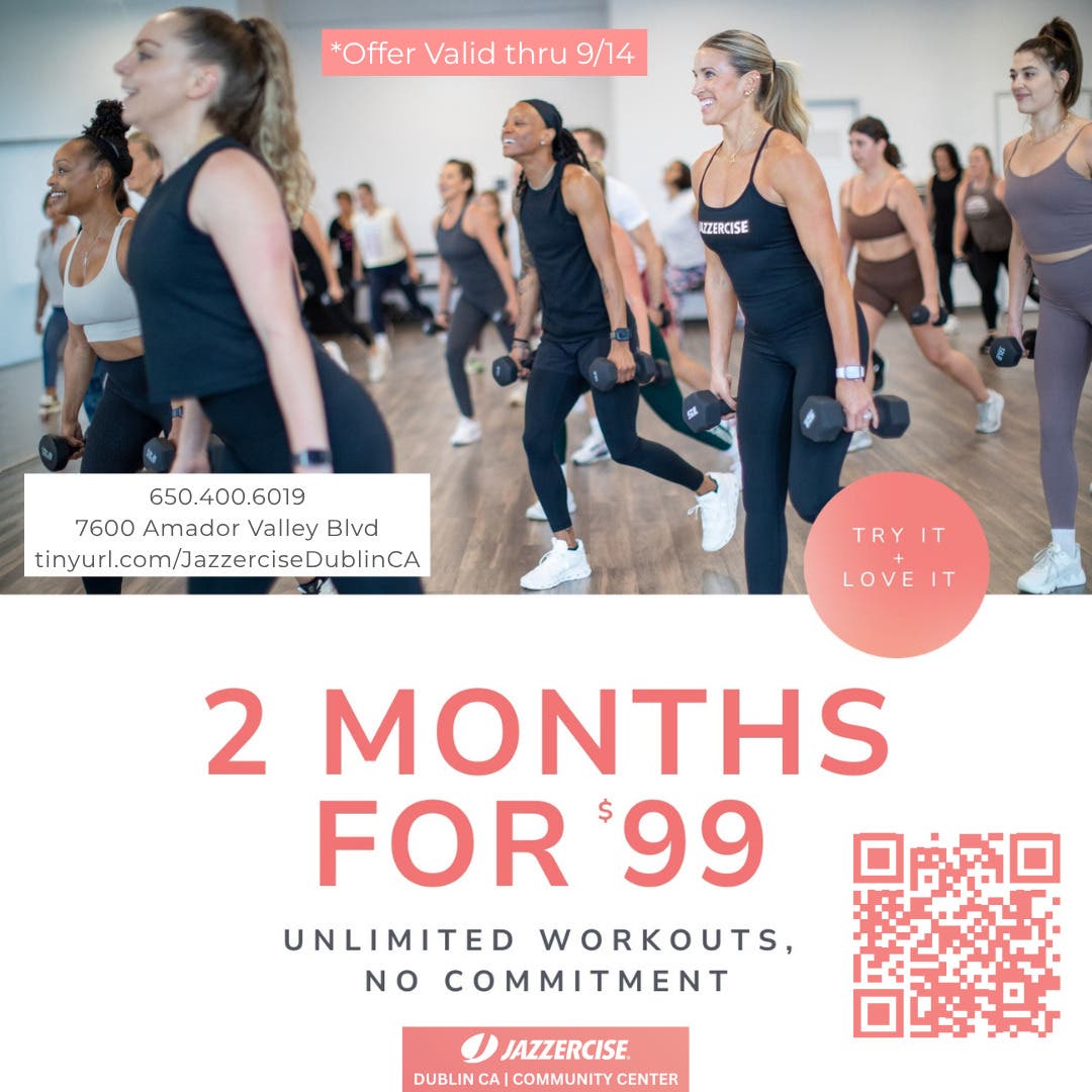 Jazzercise Fall Open House Free Classes - Friday - Monday August 28 - 31