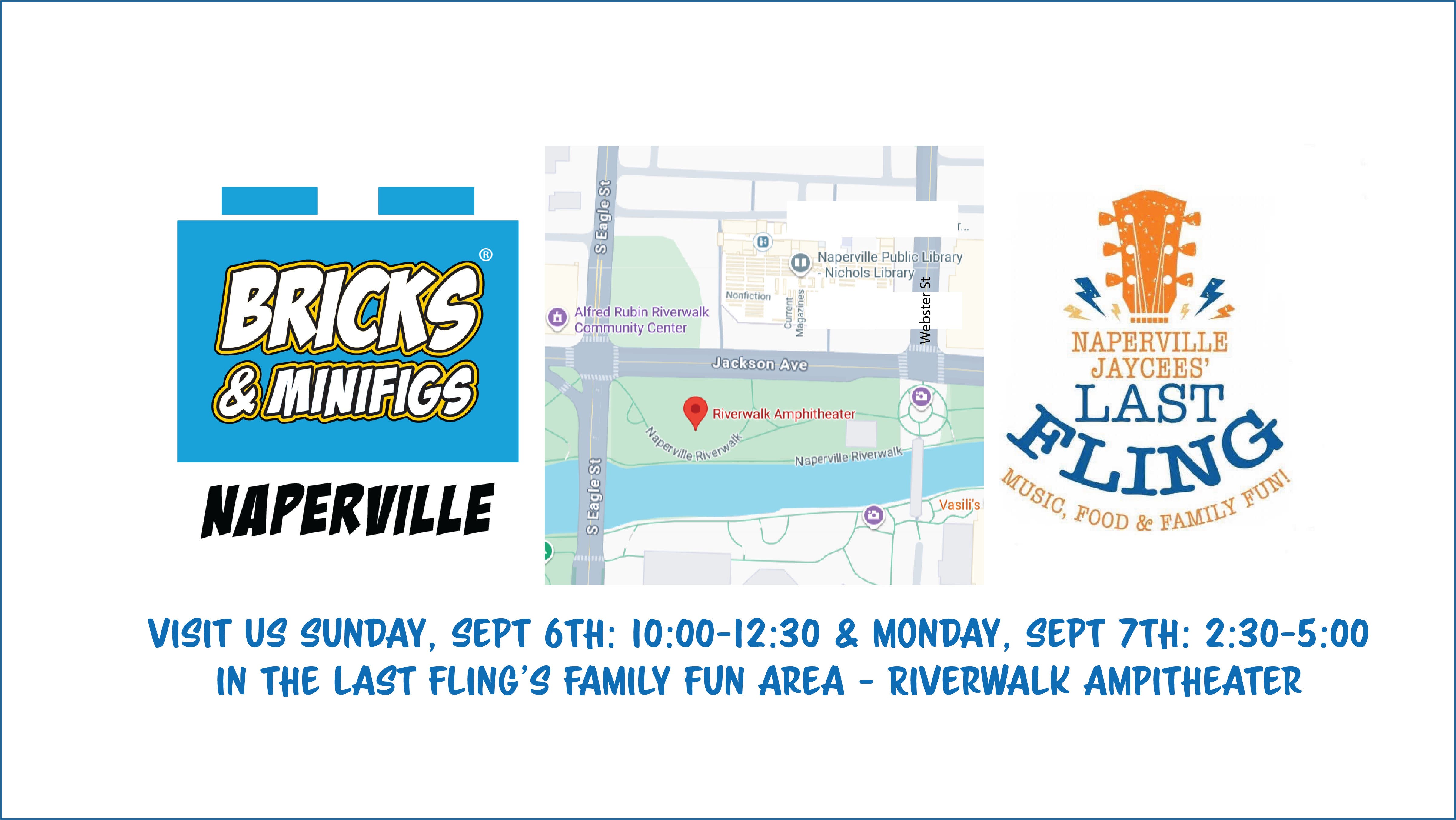 Bricks & Minifigs Naperville at the Last Fling Family Fun Area