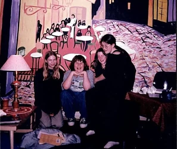 Teens in the youth advisory council in 1996