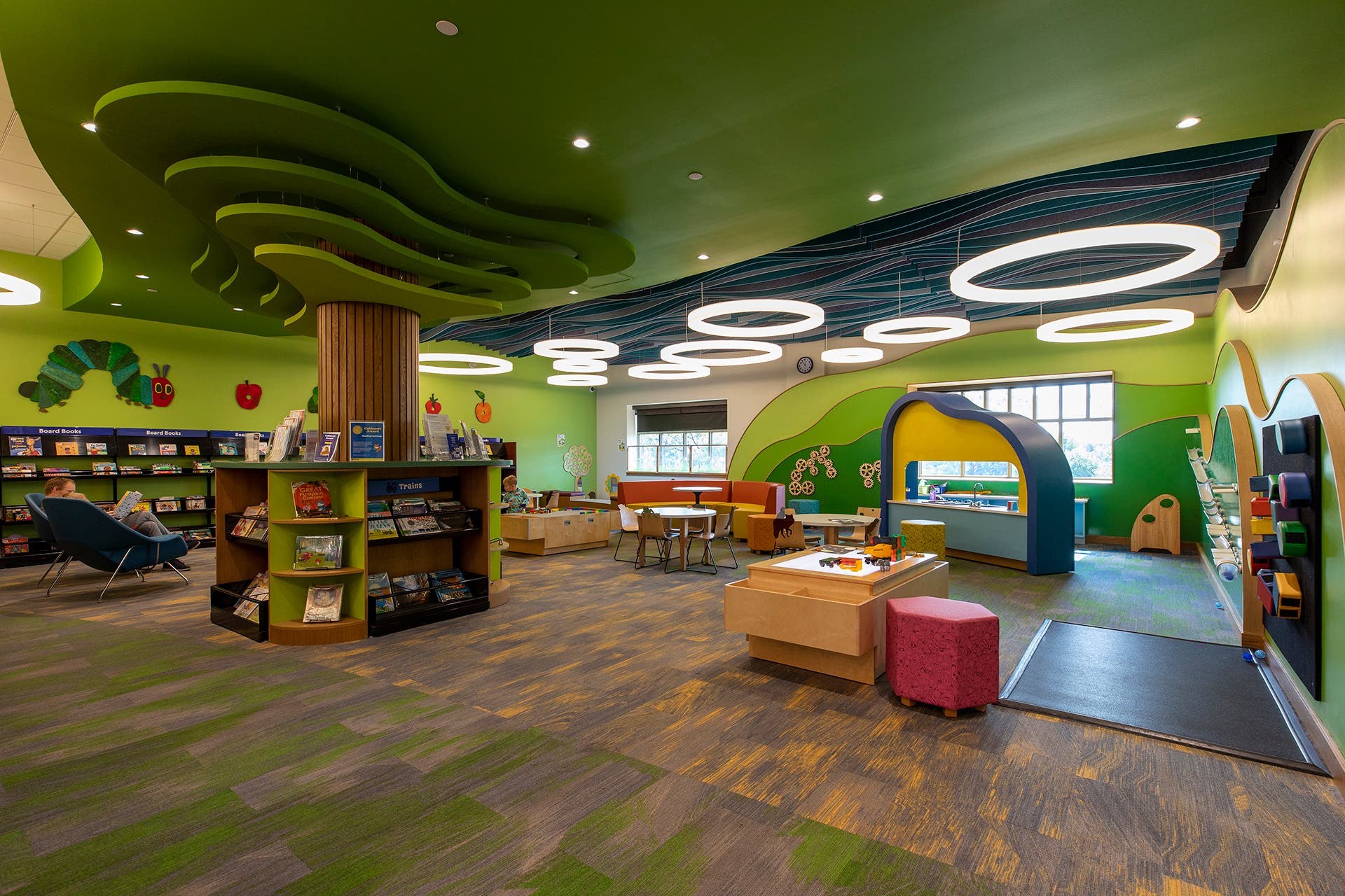Photograph of the library's play area