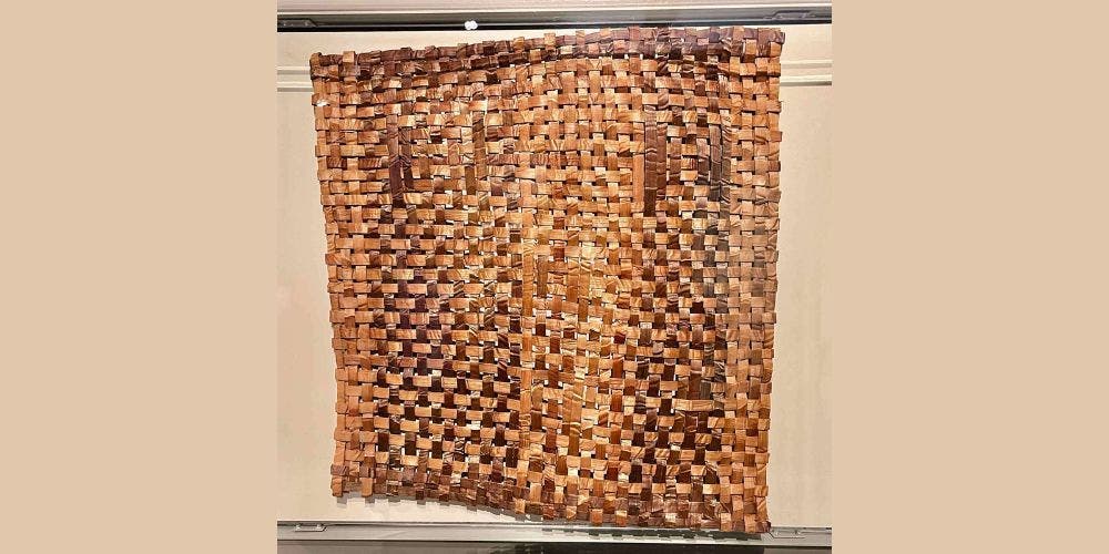 Cedar Bark Mat Weaving Demonstration