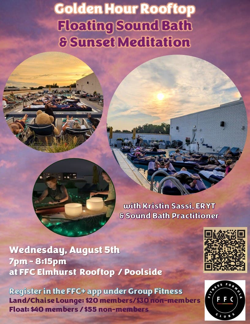 Golden Hour Floating Sound Bath & Sunset Meditation