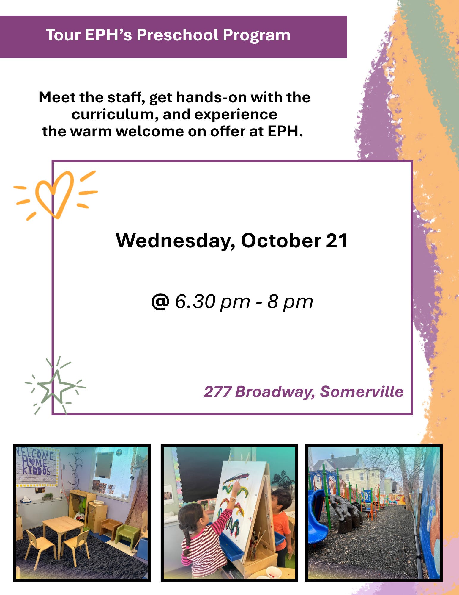 Tour EPH's Preschool Program