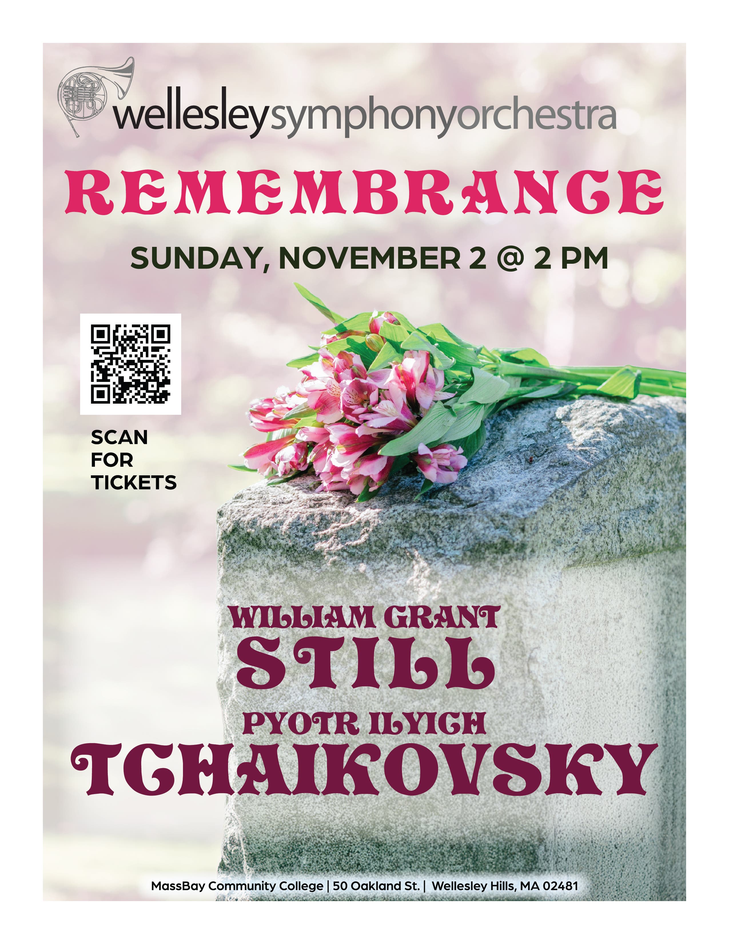 Wellesley Symphony Orchestra Concert - Remembrance