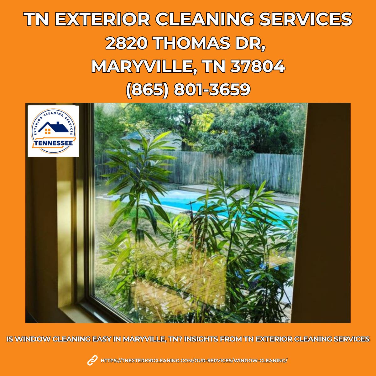 Is Window Cleaning Easy in Maryville? Insights From TN Exterior Cleaning Services