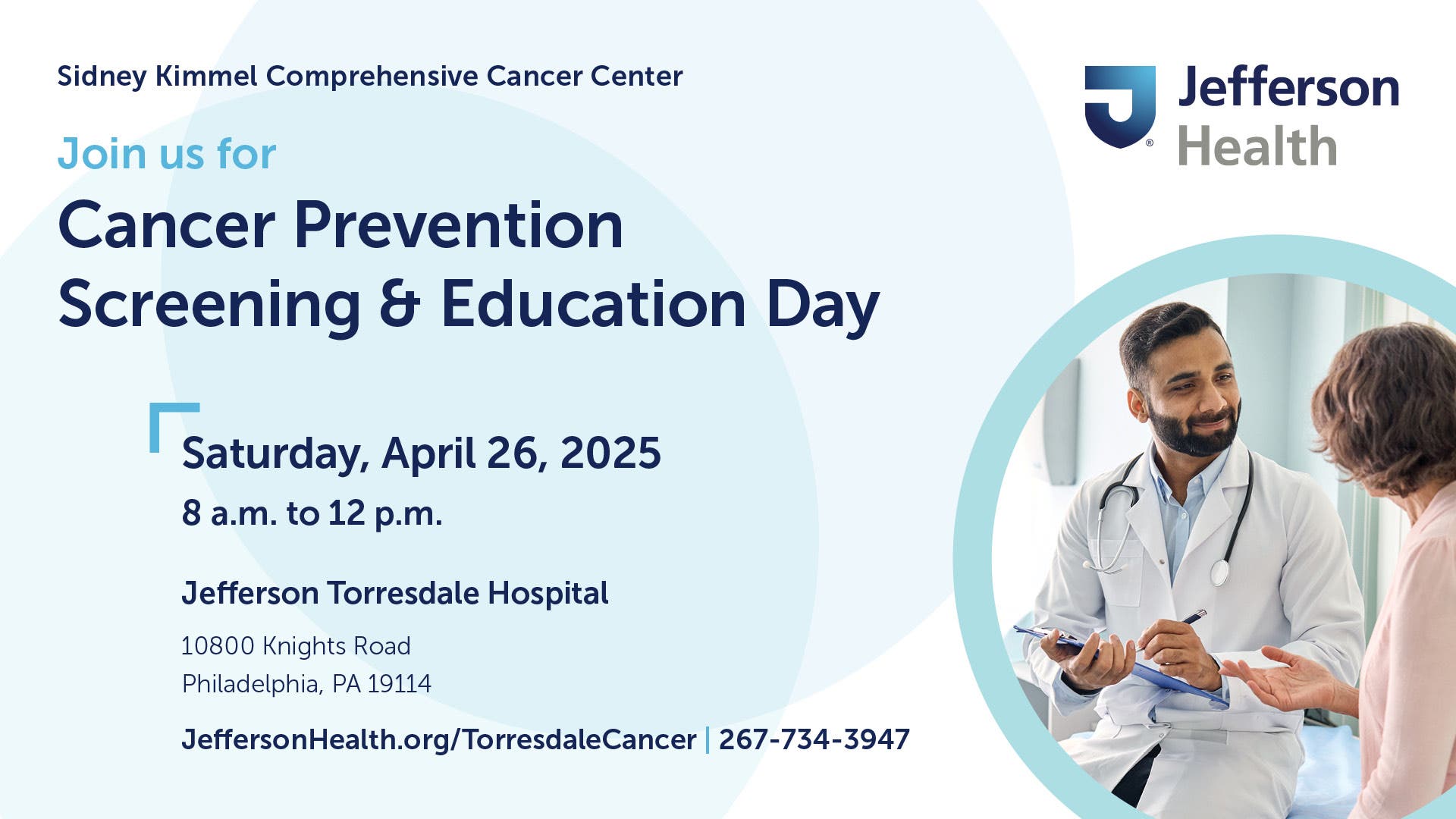 Cancer Screening & Education Day at Jefferson Torresdale Hospital