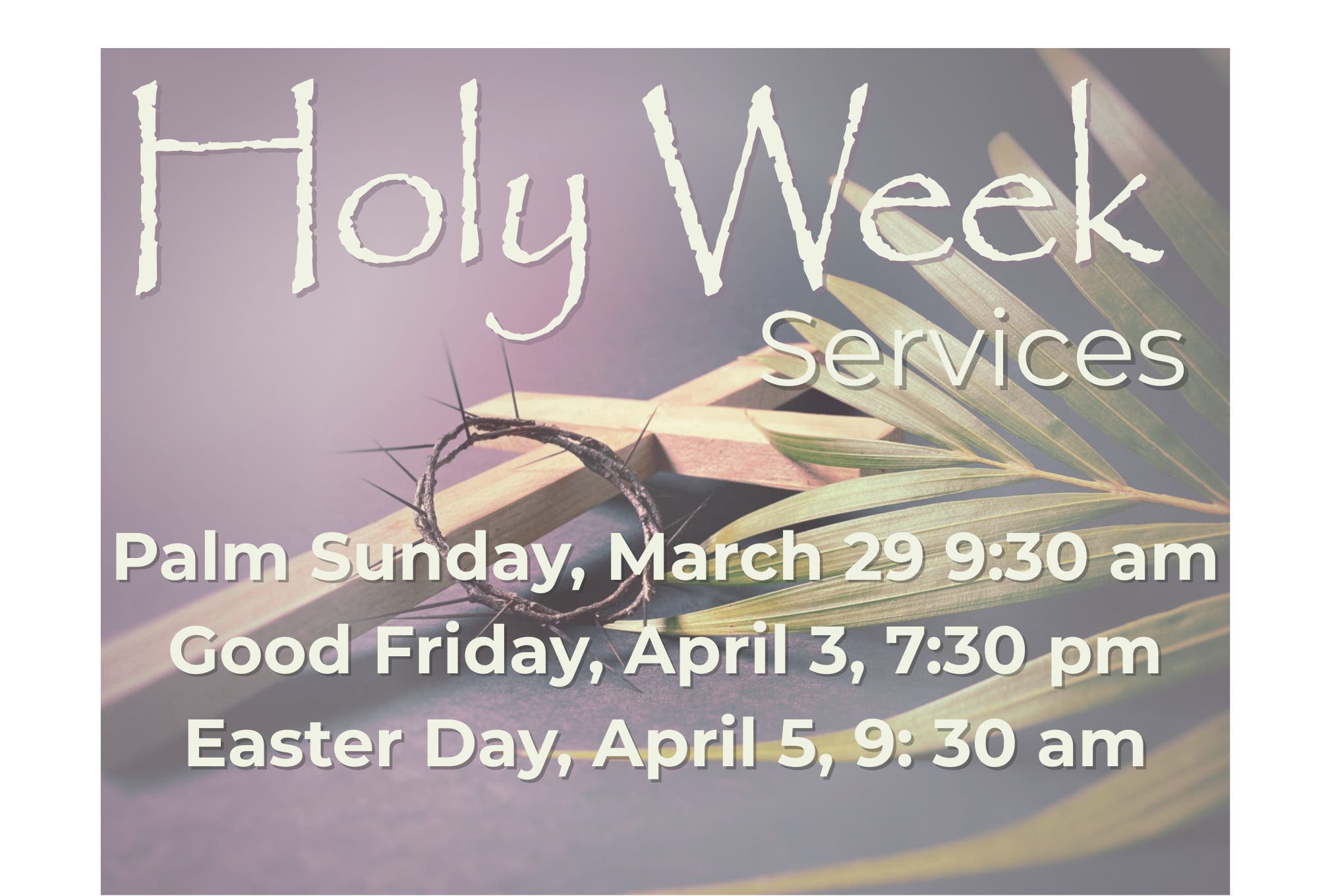 Palm Sunday Service