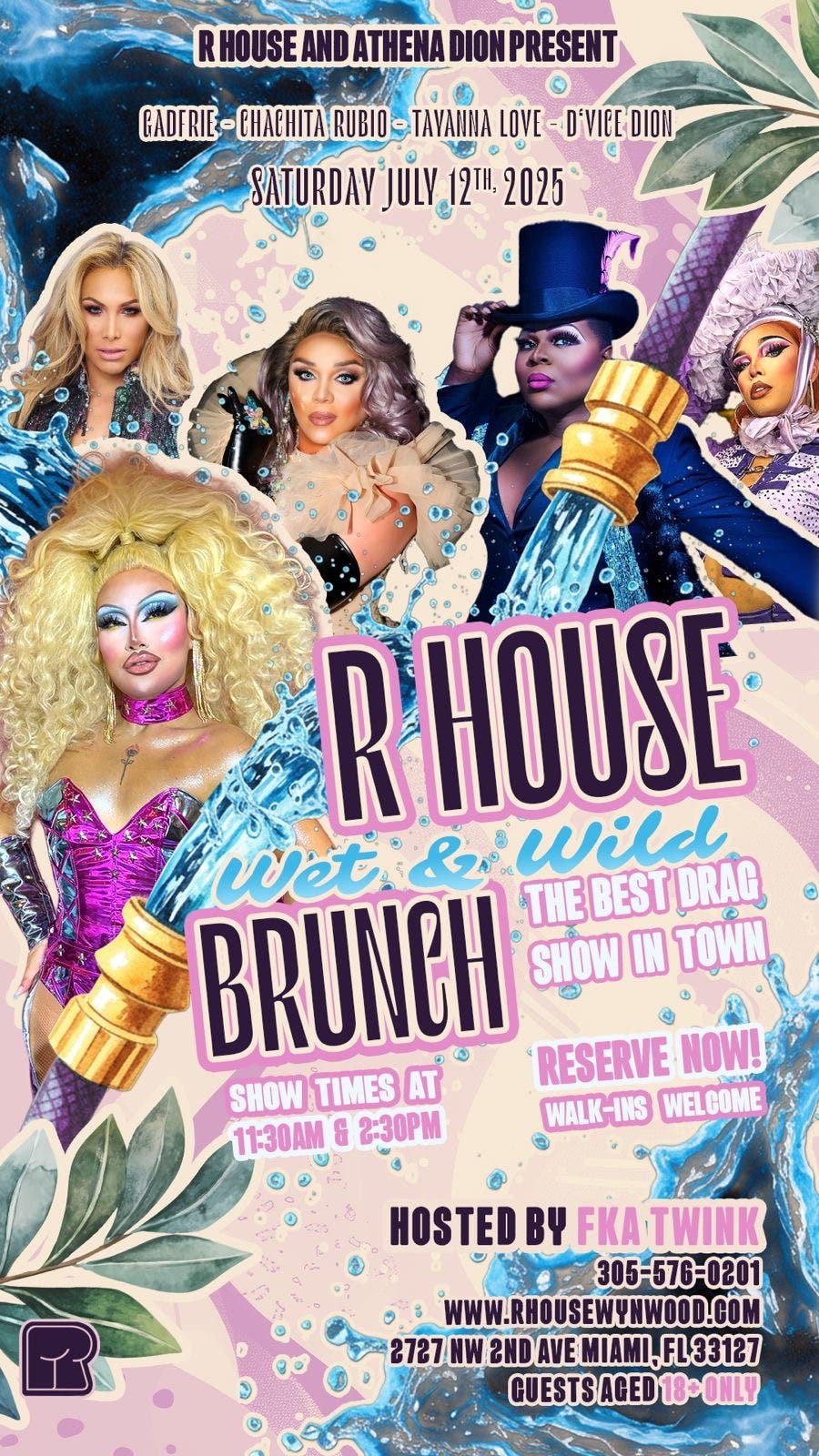 R House Wynwood Wet & Wild Brunch