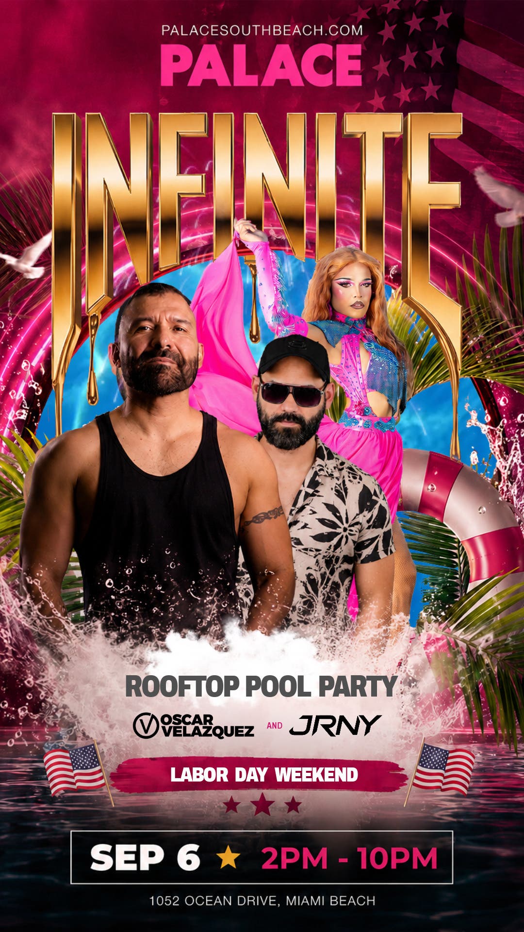 Palace presents Infinite Rooftop Pool Party