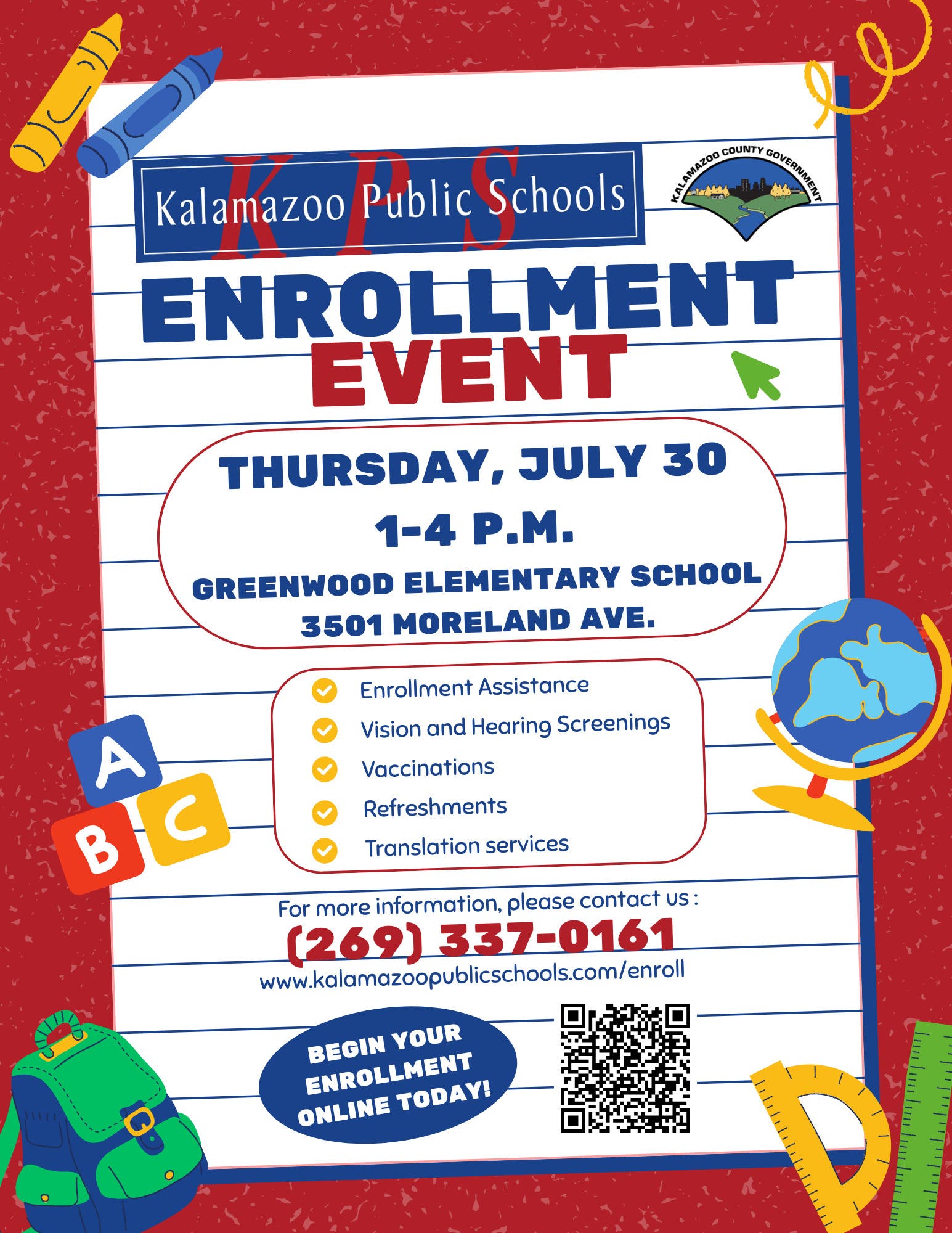 Kalamazoo Public Schools Enrollment Event