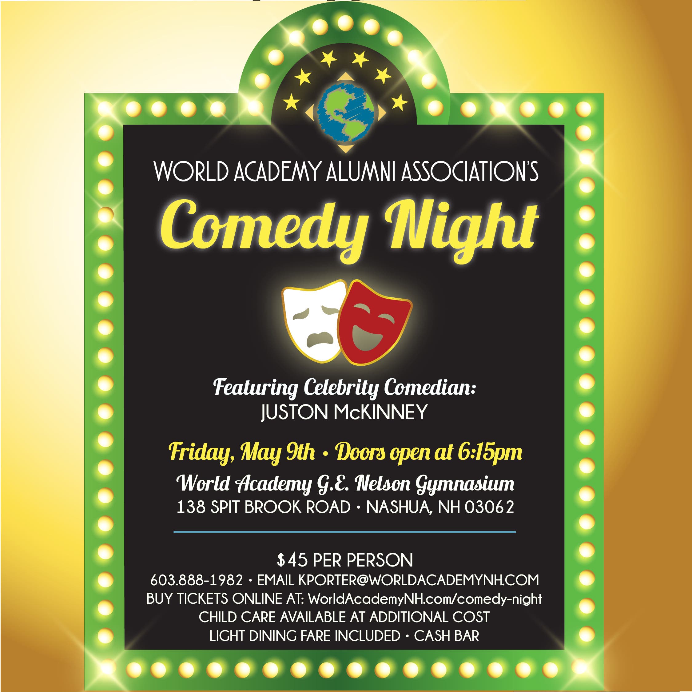 World Academy Alumni Association's Comedy Night and Live Auction