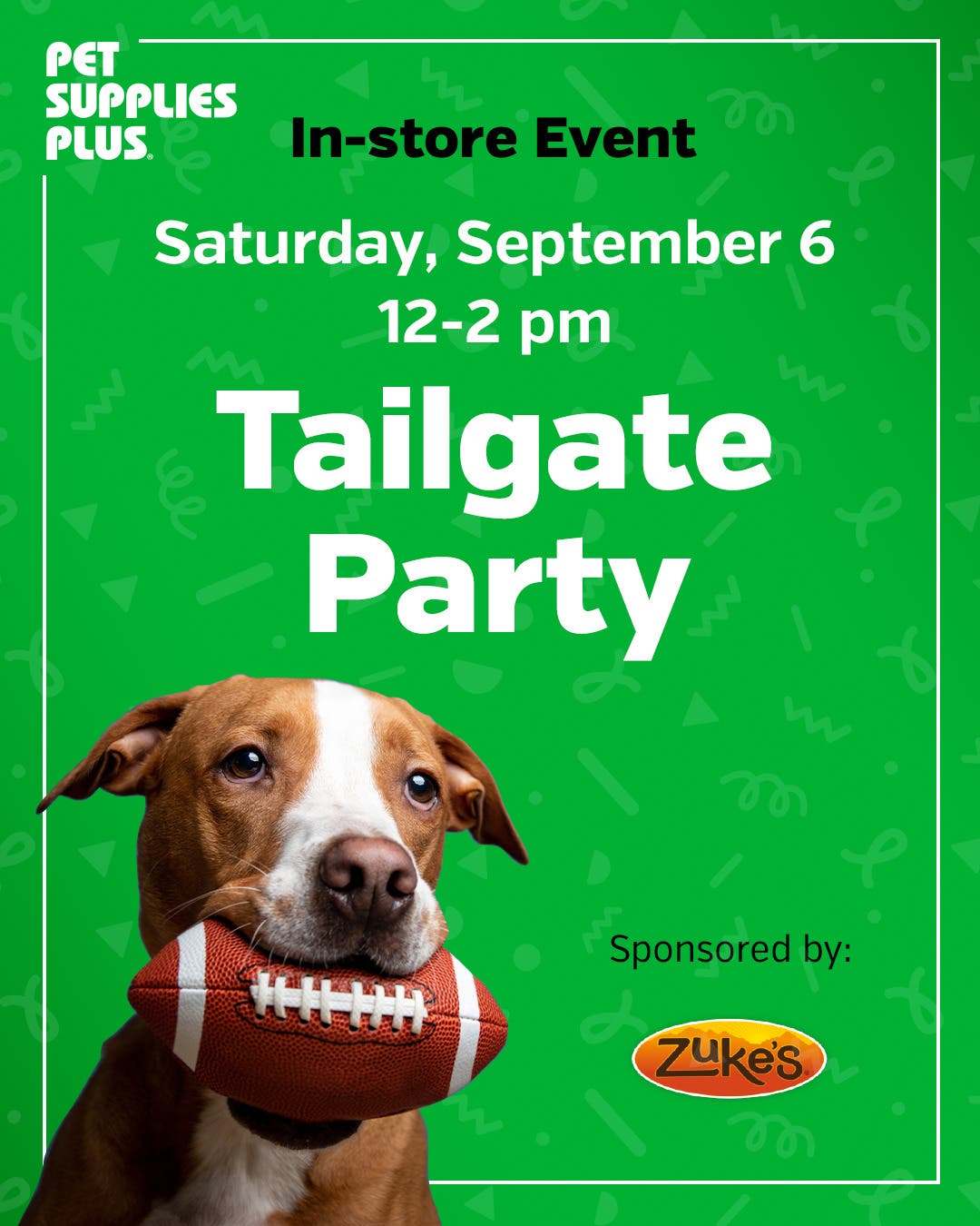 LOCAL PET EVENT: Tackle Fun Festivities at Long Island-Area Pet Supplies Plus Tailgate Party!