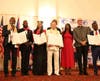 Dr. Hong, center, and other influential leaders receive proclamations from New York State Senator Kevin S. Parker. Dr. Hong was honored as a visionary leader whose exemplary service inspires admiration and action across communities and generations.