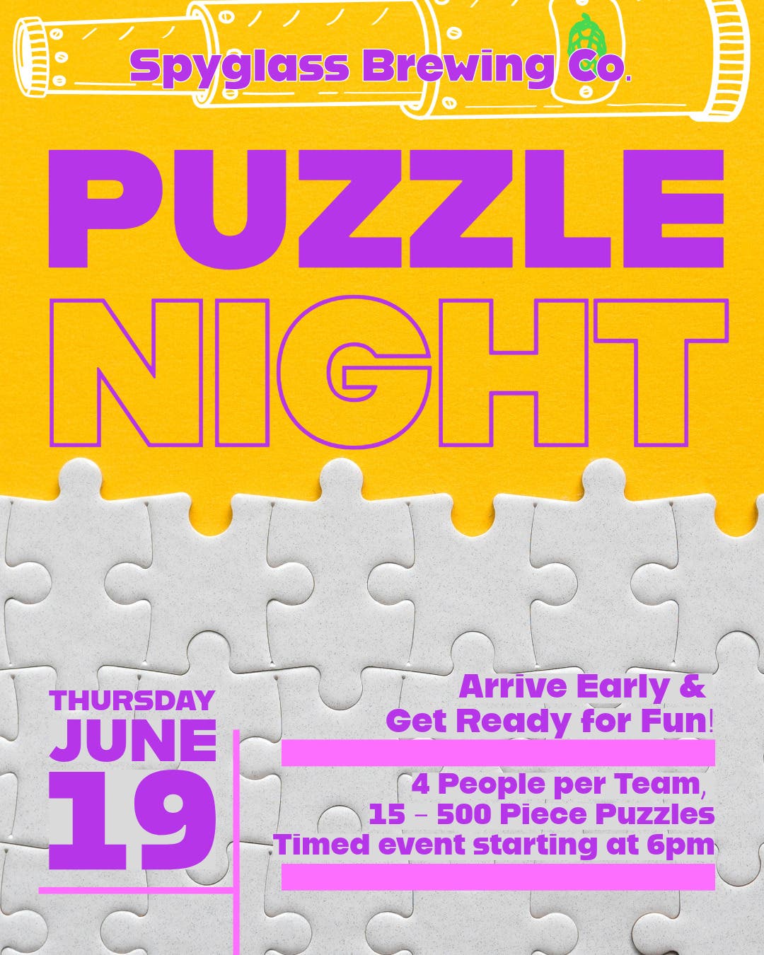 Puzzle Night at Spyglass Brewing Co.