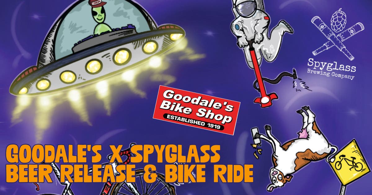 Goodale's x Spyglass Bike Ride & Beer Collab