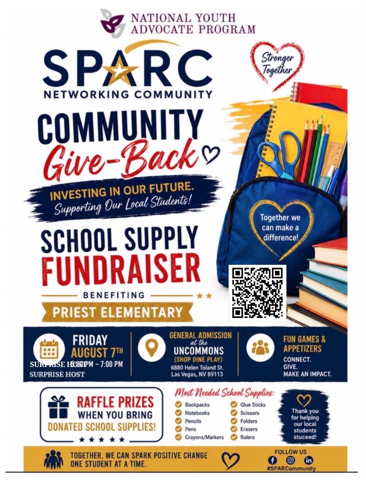 Back-To-School Fundraiser
