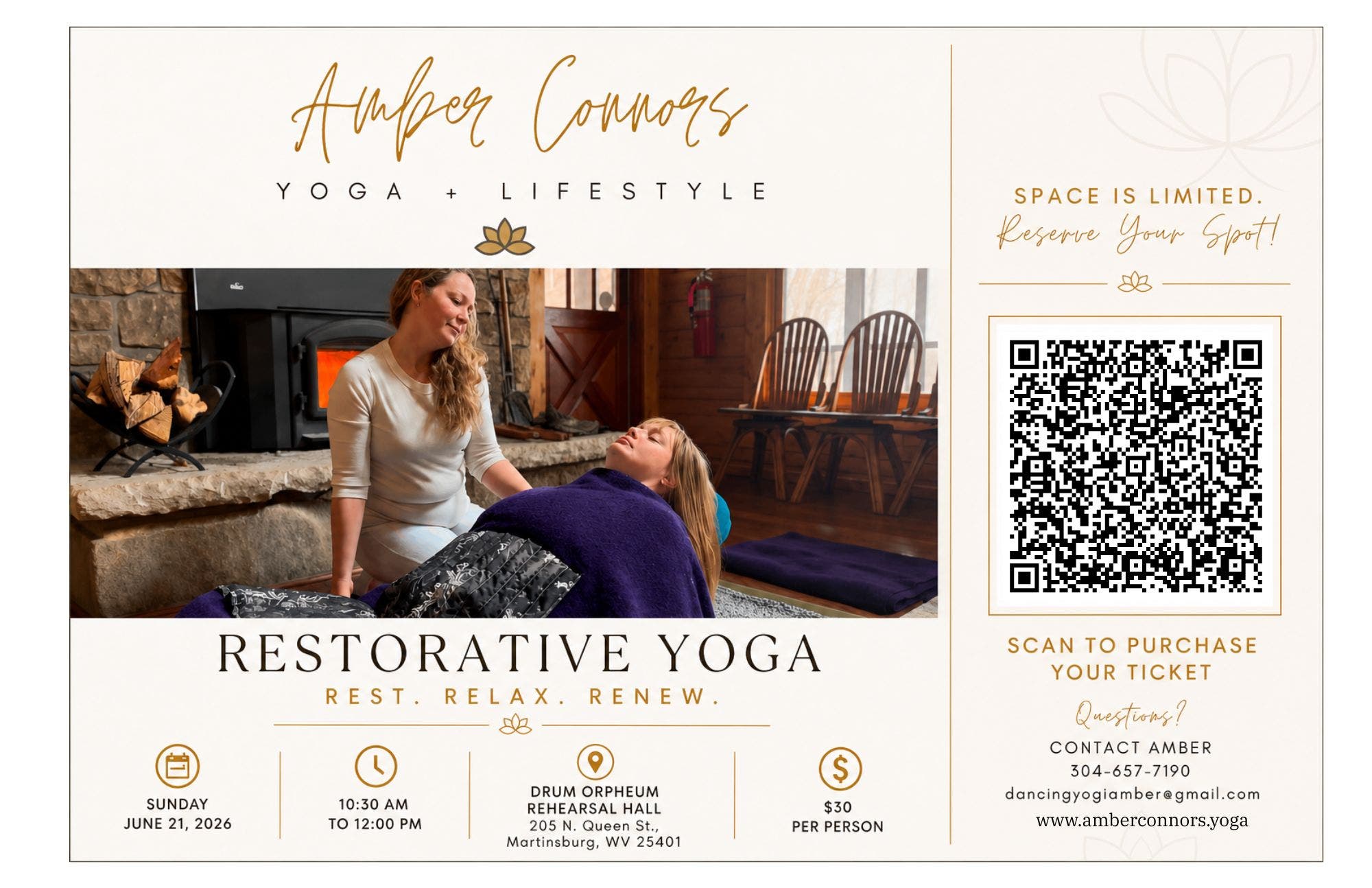 Restorative Yoga with Amber Connors