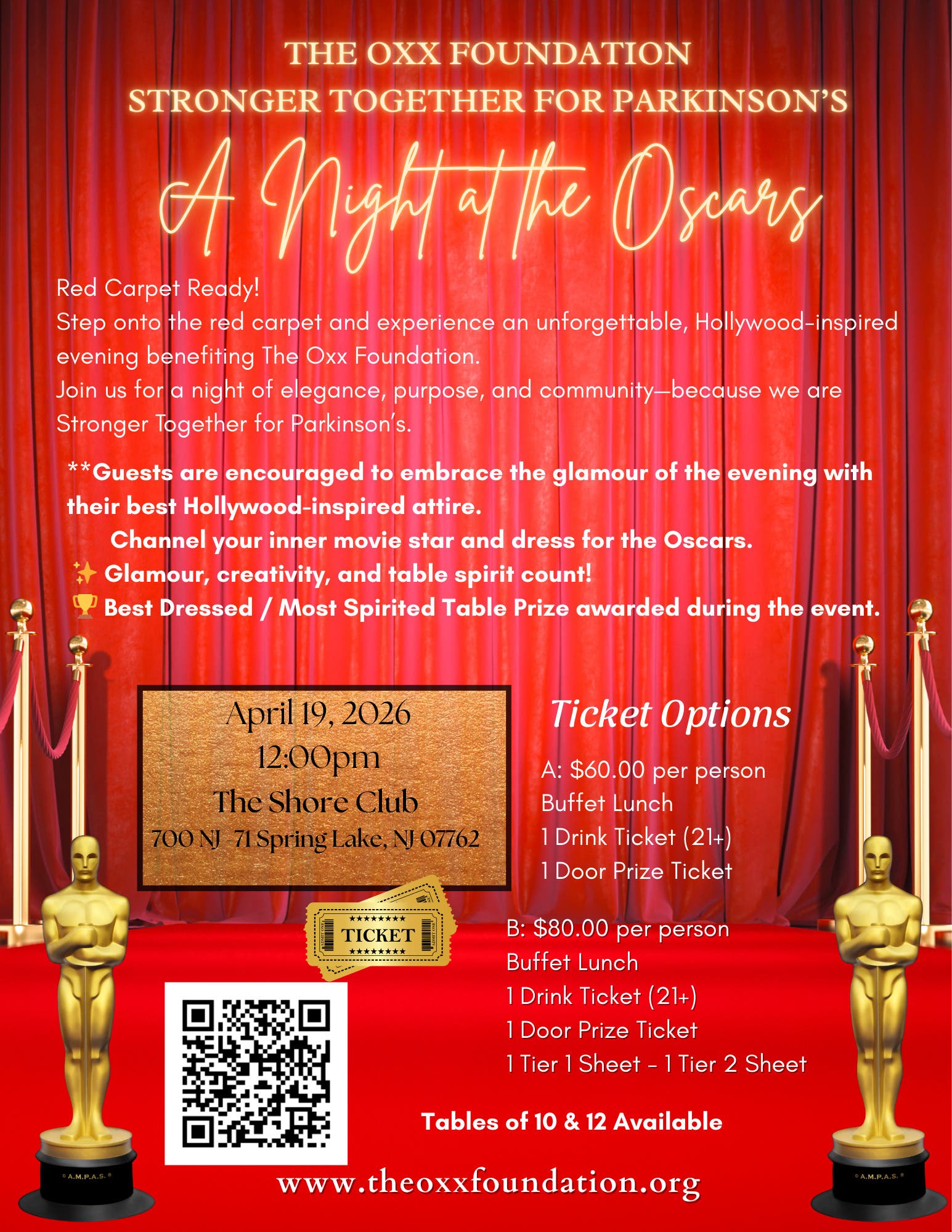 A Night at the Oscars - Stronger Together for Parkinson's