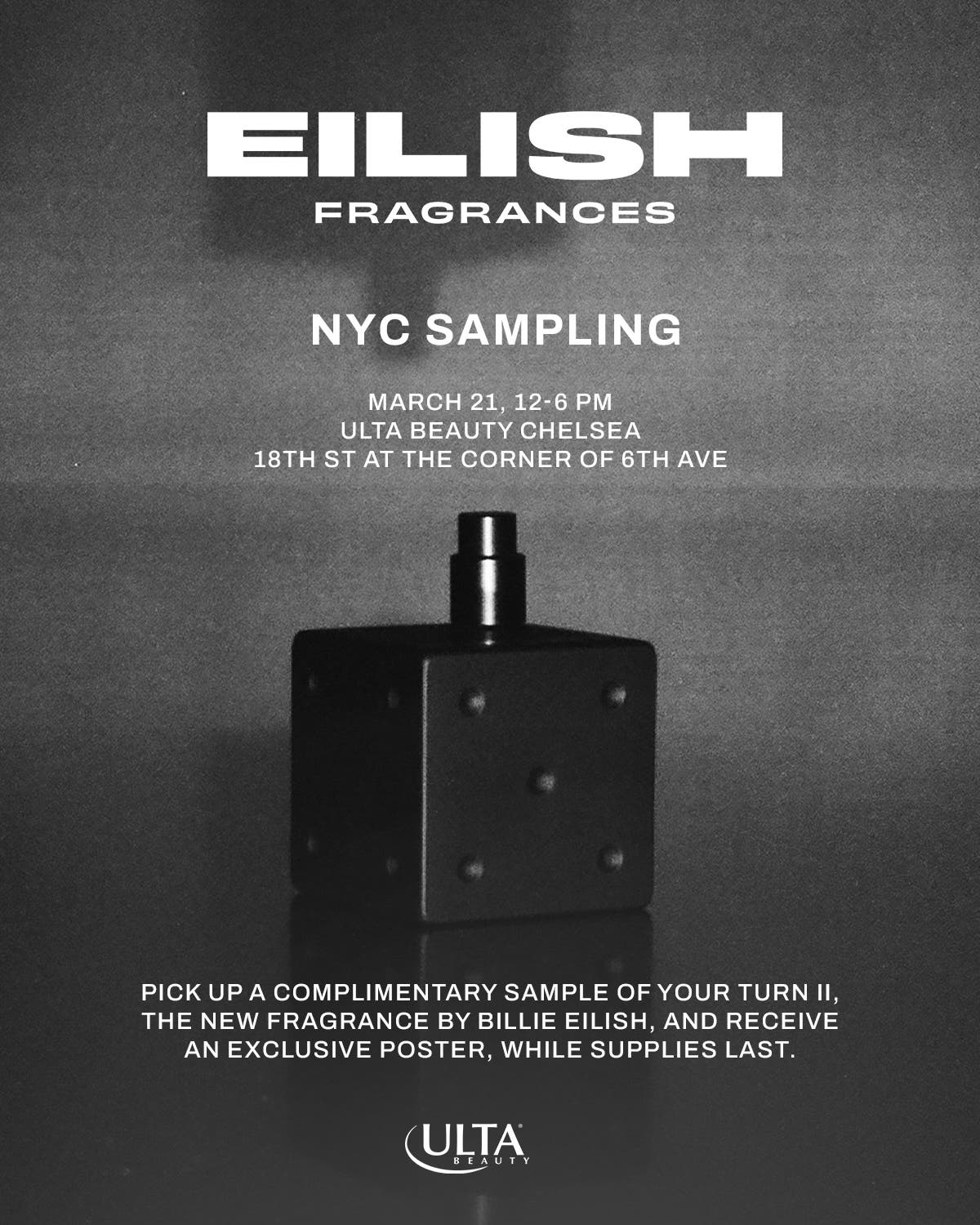 Eilish Fragrances x Ulta Beauty Sampling Pop-Up in Chelsea