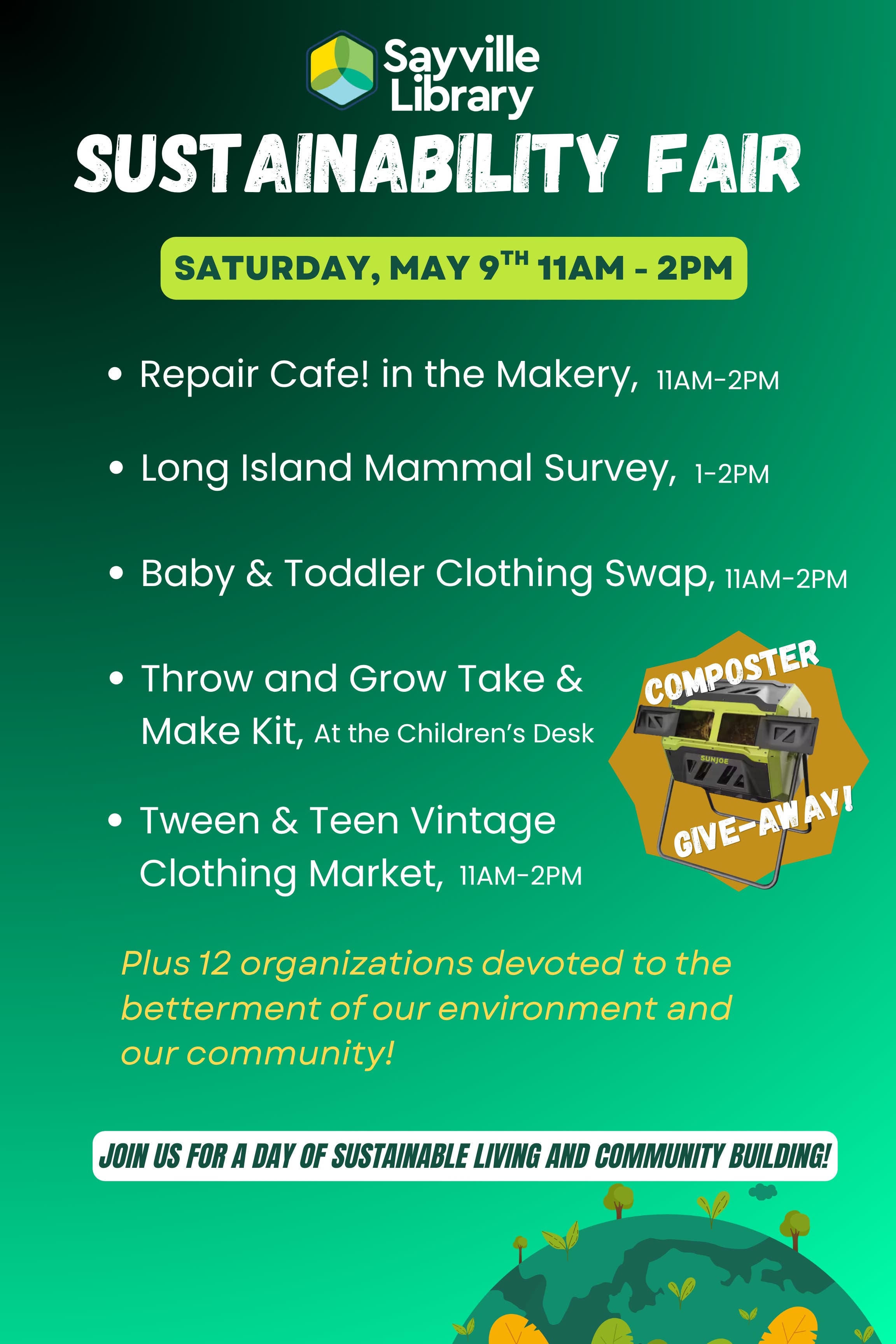 Sayville Library Sustainabilty Fair