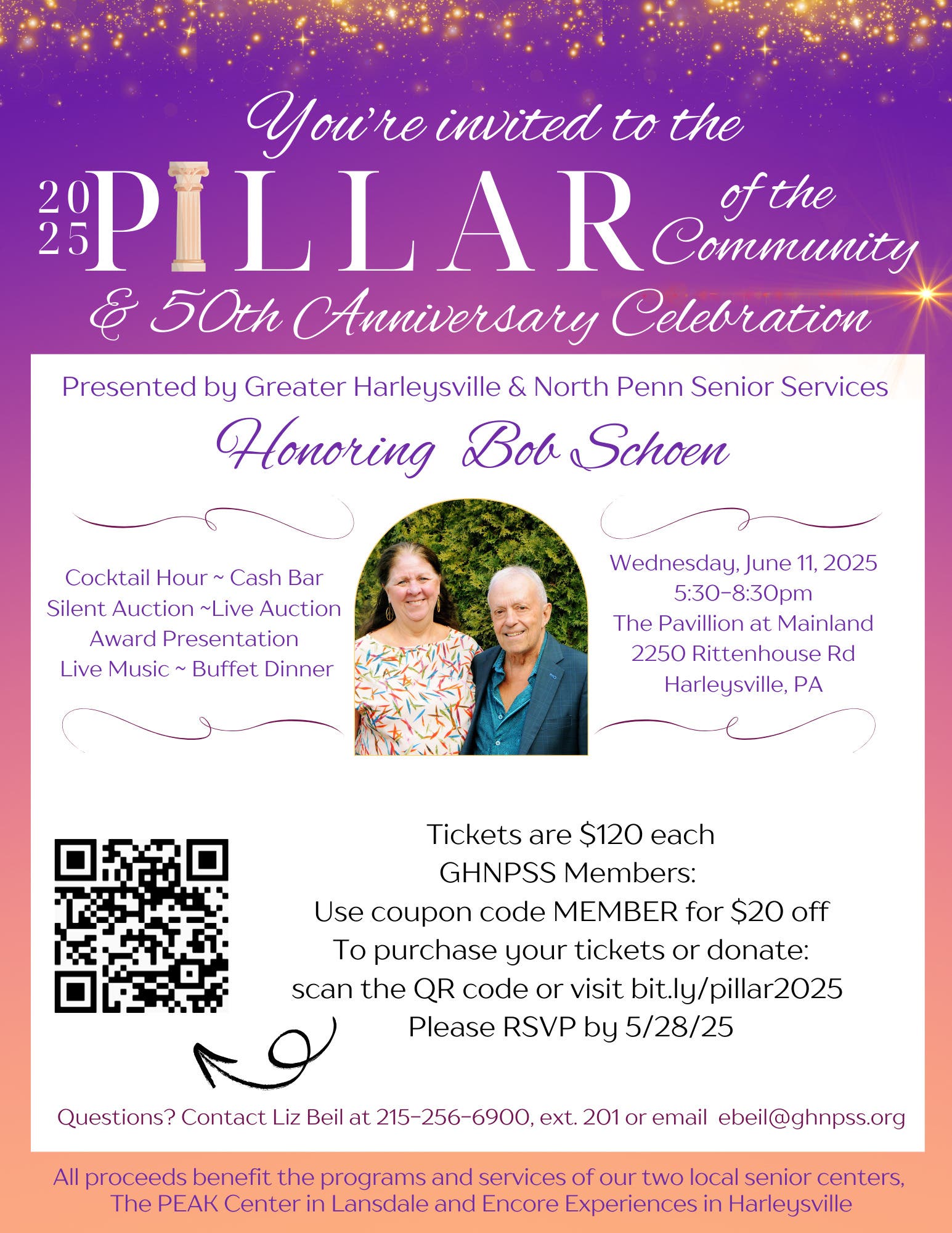 The 2025 Pillar of the Community and 50th Anniversary Celebration 