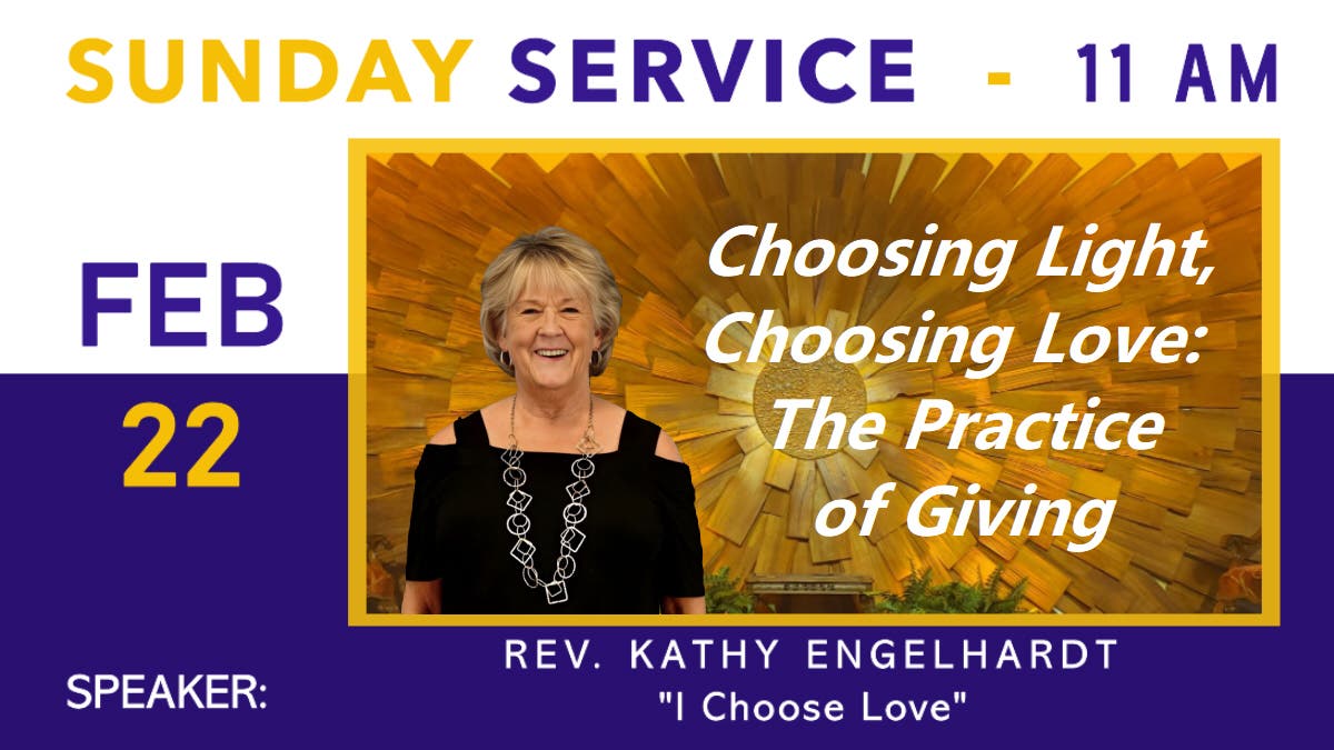 "I Choose LOVE" ~ A Spiritual INTERFAITH & METAPHYSICAL Service