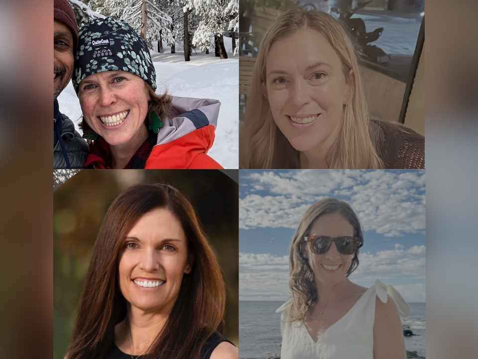 (From left to right) Top: Caroline Sekar, Danielle Keatley. Bottom: Carrie Atkin and Kate Morse. 
