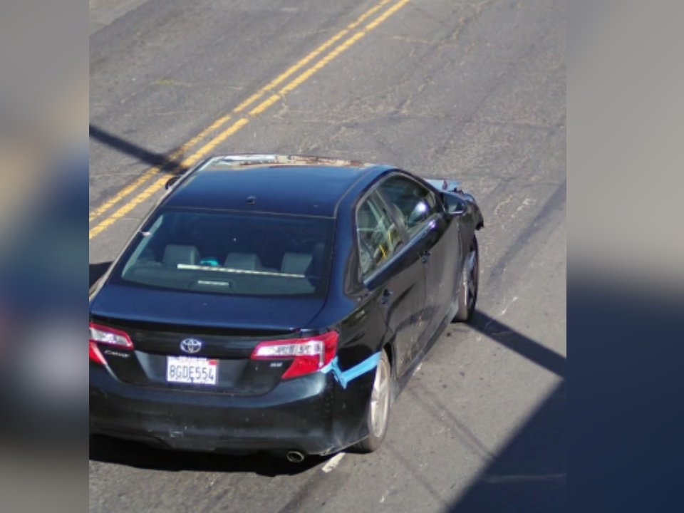 A photo of the suspect vehicle police are still trying to find. 