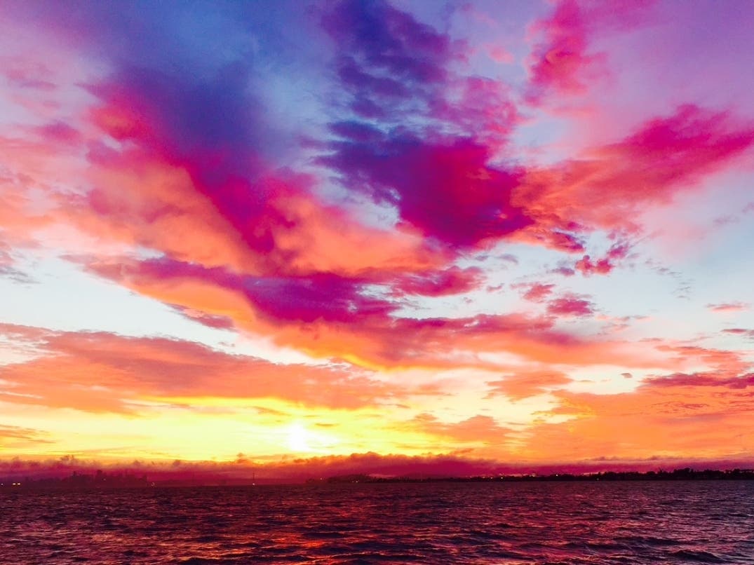 Photo from Bay Farm Island looking towards the North Bay, circa 2015- 2016. 