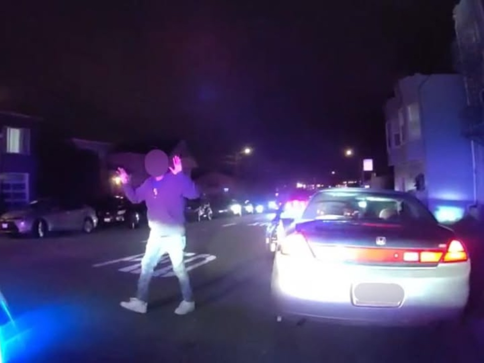 Police arrested the man on Sunday night. 