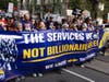 Protesters march in San Francisco on Friday, May 1. 