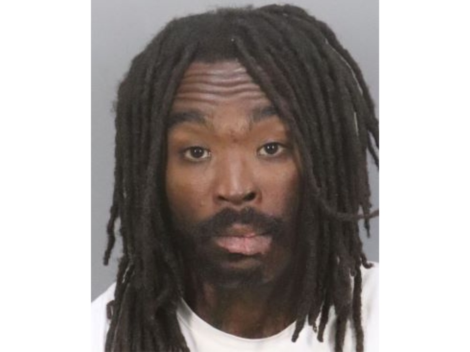 A photo of the suspect, Marteis Sims, 24, of San Leandro. 