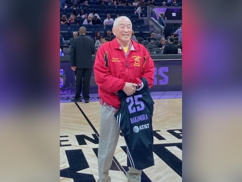 A photo of Gene Nakamura, who coached at Berkeley High School for nearly 40 years.