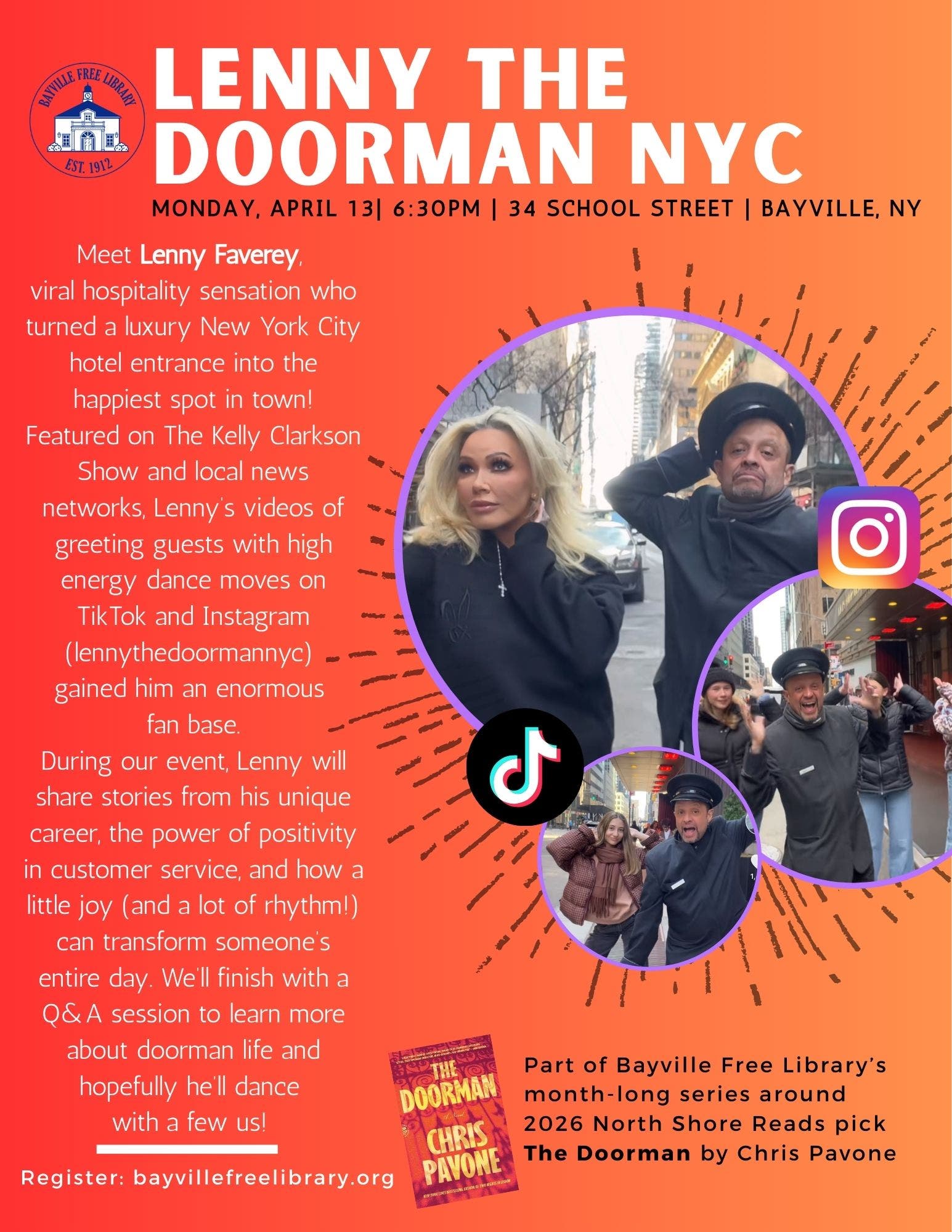 Lenny the Dancing NYC Doorman - LIVE!
