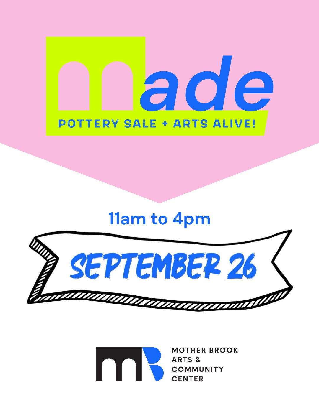 MADE: Pottery Sale + Arts Alive