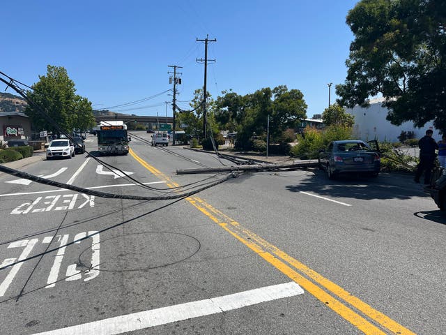 Car Crashes Into Utility Pole In San Rafael: Police | San Rafael, CA Patch