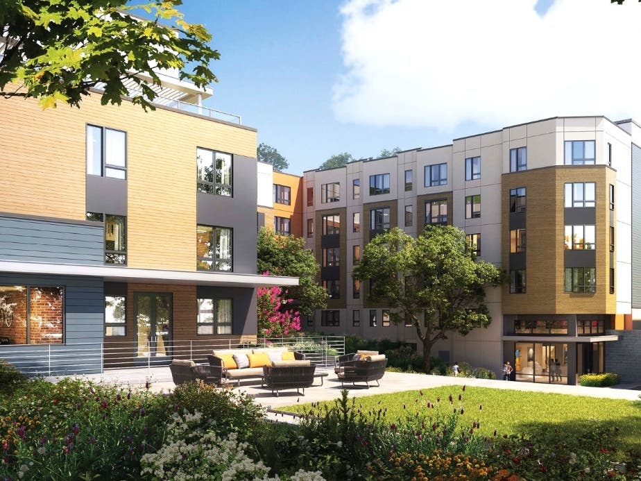 The planned Oak Hill Apartments have two components – one community for lower-income households and another for employees of school districts and the County of Marin.