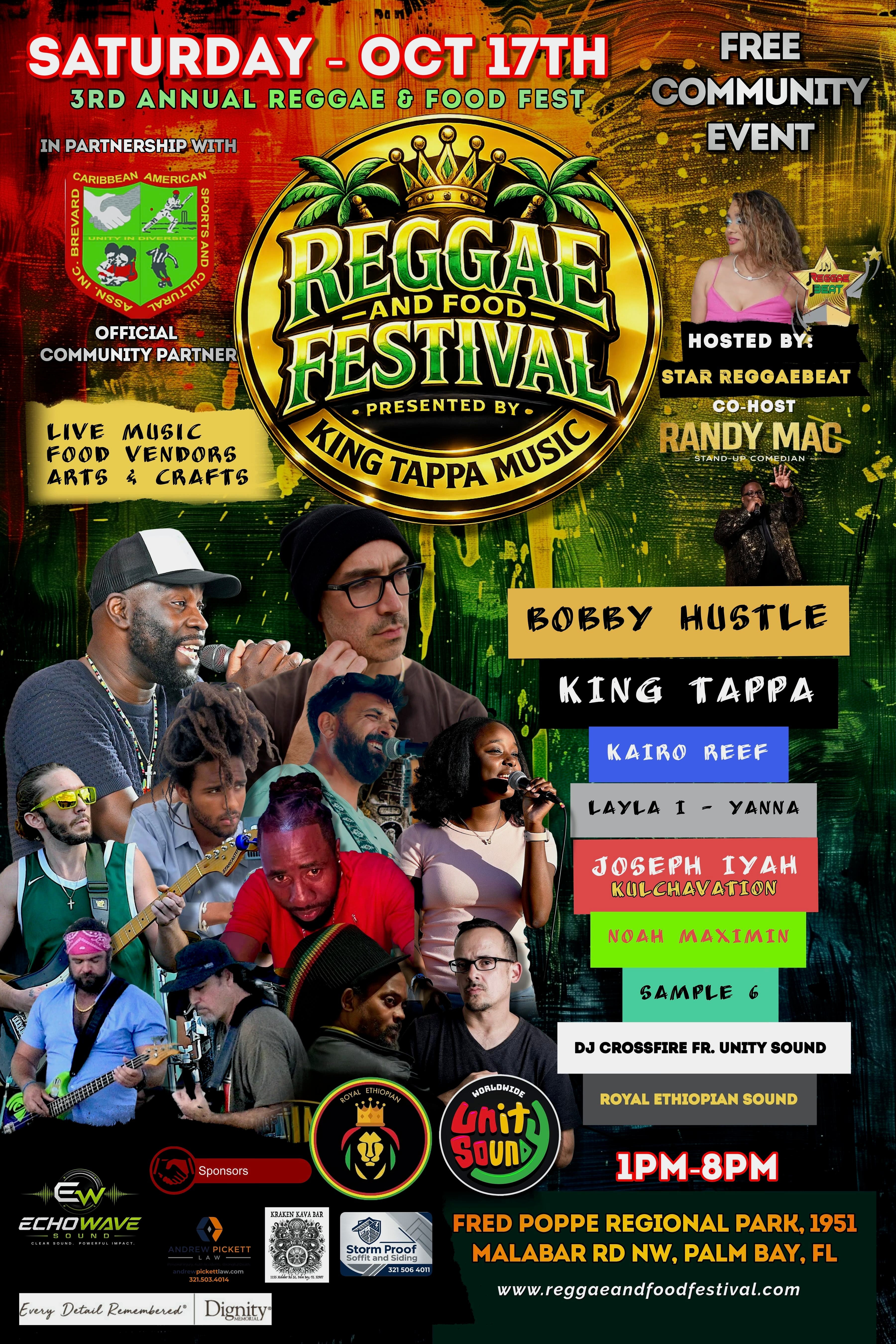 3rd Annual Reggae and Food Festival