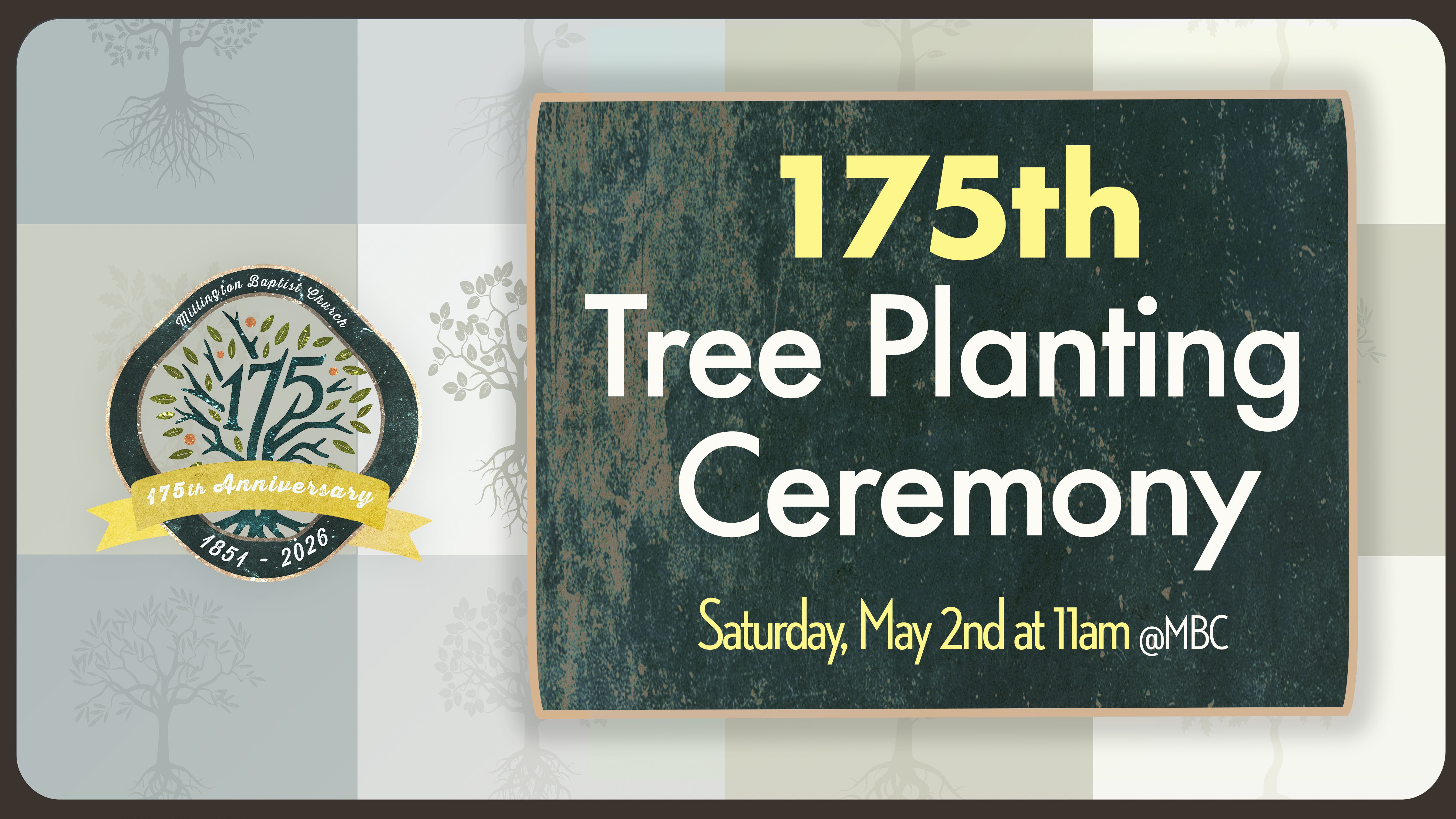 MBC 175th Anniversary Tree Planting Ceremony