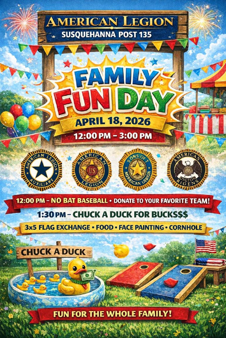 American Legion Susquehanna Post 135 Family Fun Day 