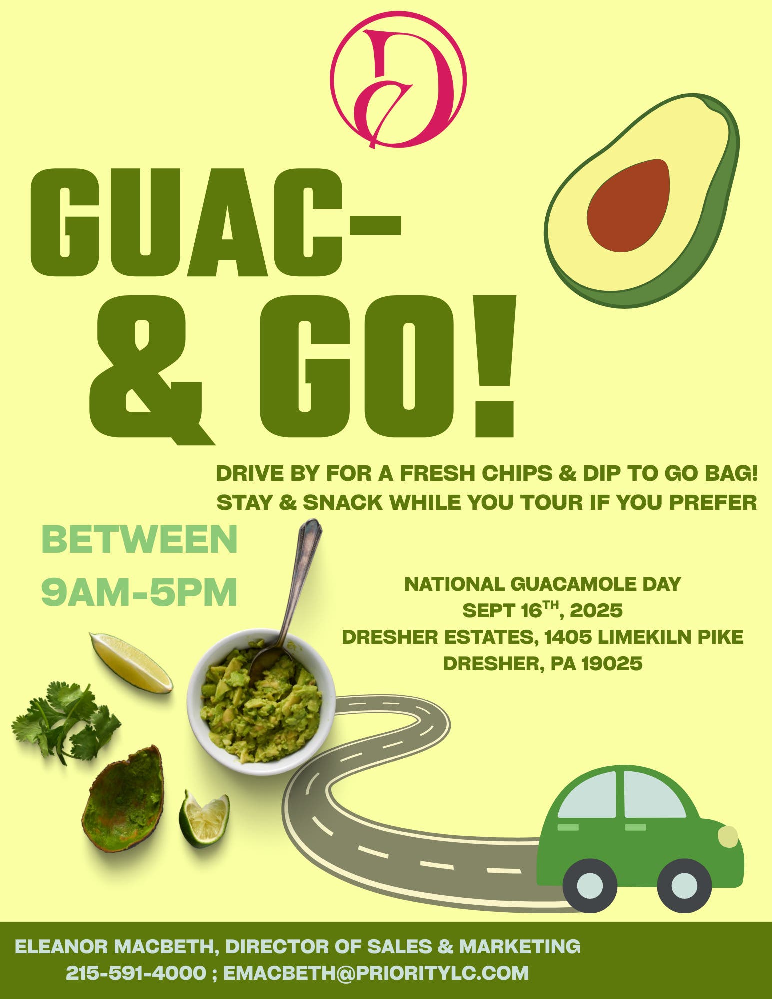Guac & Go! Dresher Estates Celebrates National Guacamole Day
