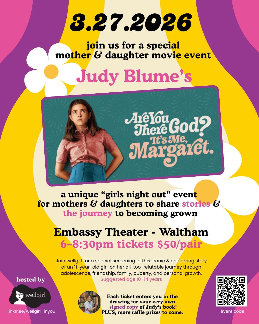 Mother/Daughter Movie Screening Event: “Are You There God? It’s Me Margaret"